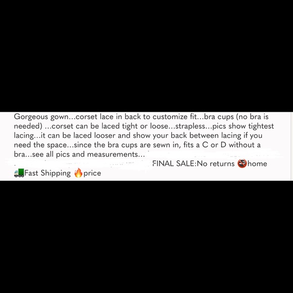 Posh Precious formal Prom gown Size 20 - Picture 10 of 10